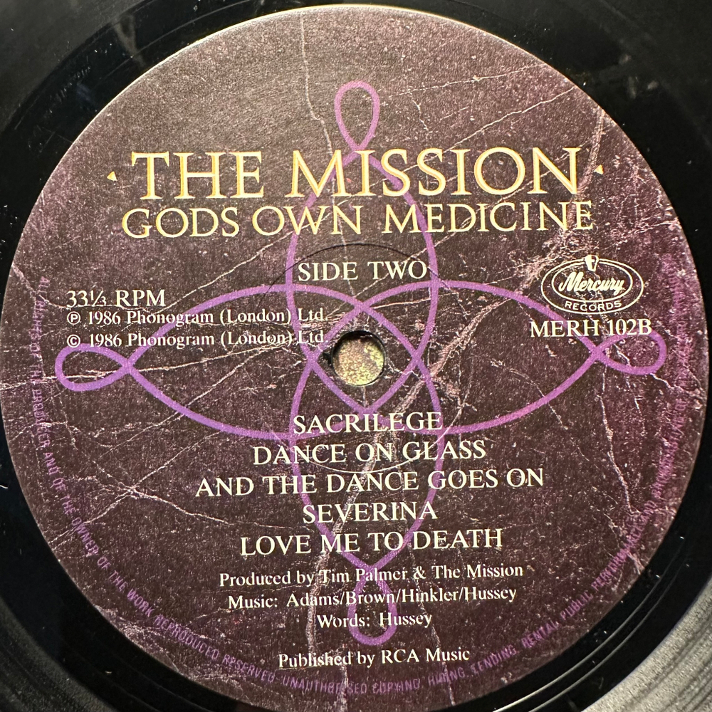 The Mission - Gods Own Medicine (Европа 1986г.)