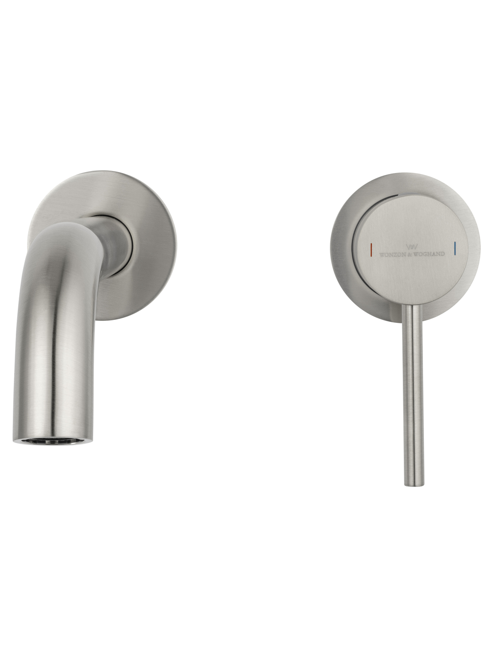 Смеситель для раковины встраиваемый WONZON & WOGHAND STICK, Брашированный никель (WW-88869017-BN)
