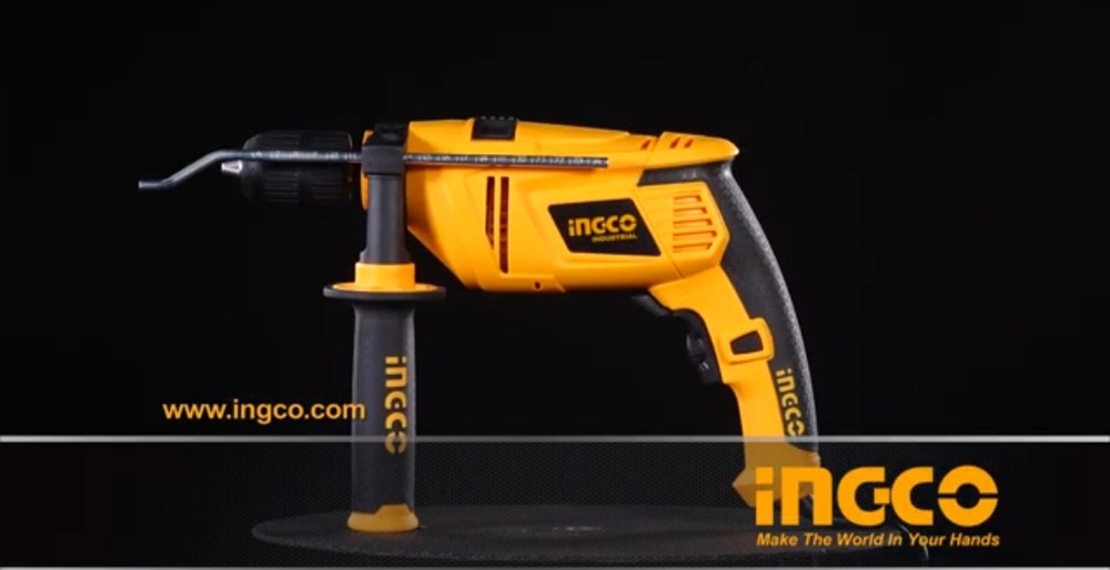 Дрель электрическая ударная INGCO ID8508-2 INDUSTRIAL 850 Вт 1,5-13 мм