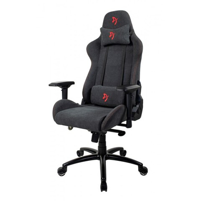 Компьютерное кресло (для геймеров) Arozzi Verona Signature Soft Fabric - Red Logo (VERONA-SIG-SFB-RD)