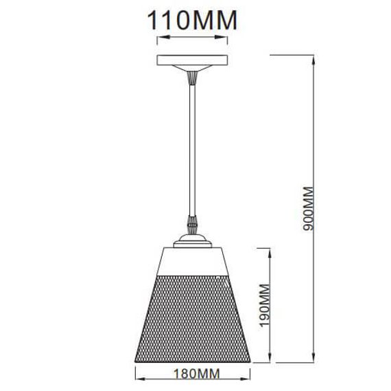 Подвесной светильник Rivoli Helma 9067-201 Б0047519