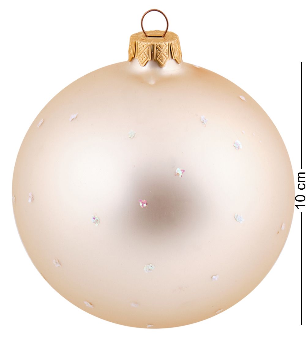 НФШ-1686 Ел.украшение Шар «Дед Мороз» 100 мм