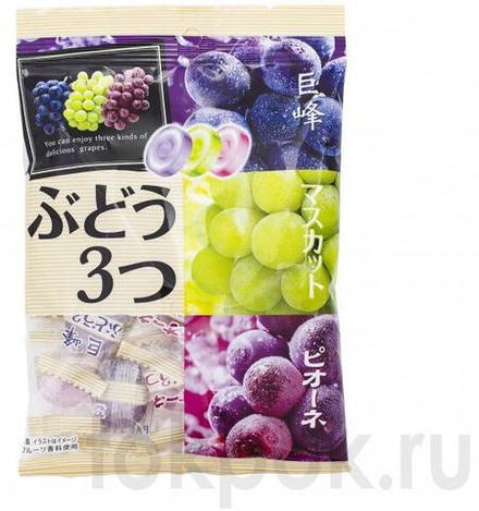 Карамель со вкусом виноградного ассорти PINE, 85 гр