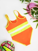 купальник раздельный с топом спортивный для бассейна