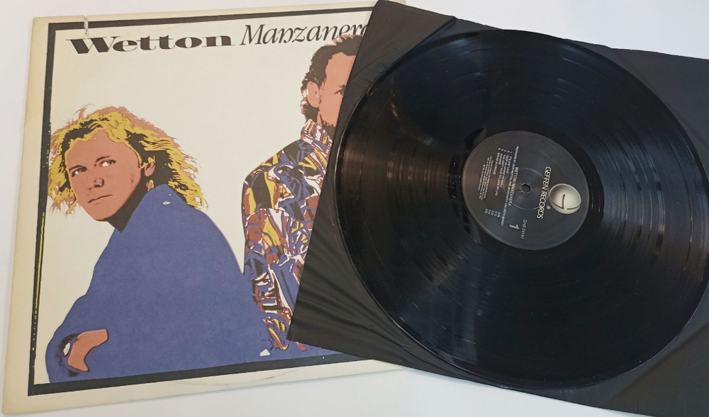 Винтажная виниловая пластинка LP Wetton Manzanera (USA 1987)
