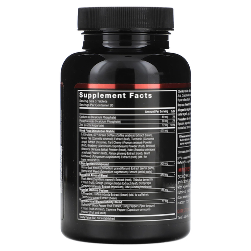 Force Factor, SCORE! XXL, средство для улучшения мужских качеств, 60 таблеток