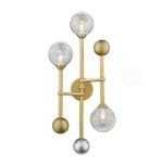 Настенный светильник Fluxus 3 gold