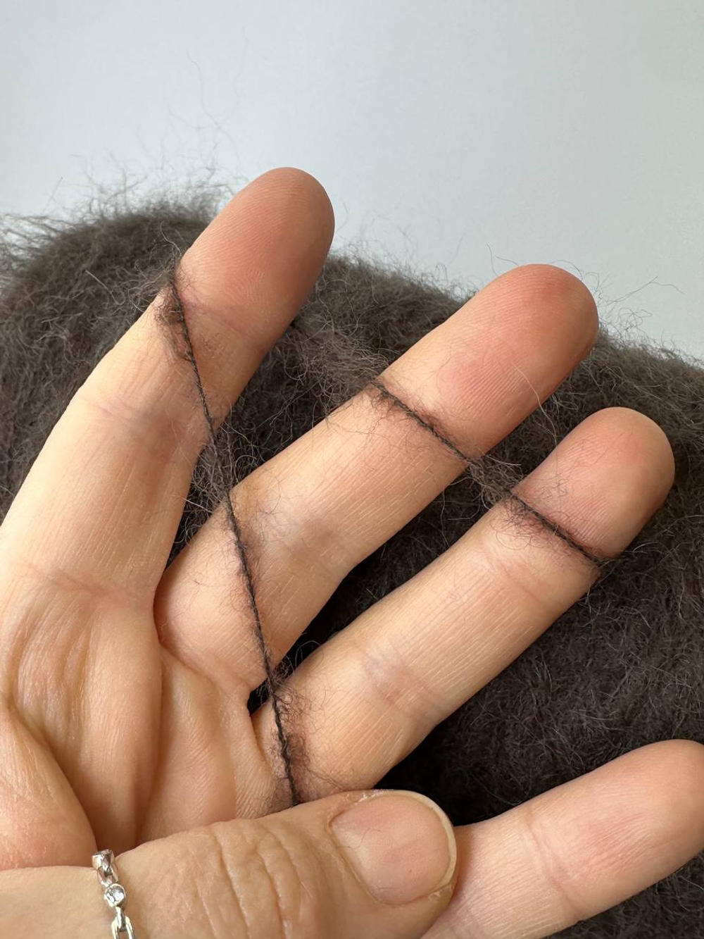 MELROSE - Lineapiu'; 71% альпака Superfine, 4% меринос, 22% п/а, 3% эластан; 550м/100гр; цвет: коричневый;