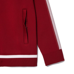 Мужская теннисная кофта Lacoste Tennis x Novak Djokovic Sportsuit Jacket - maroon