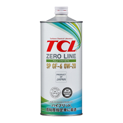 Масло моторное TCL Zero Line Fully Synth, Fuel Economy, SP, GF-6, 0W20, 1л