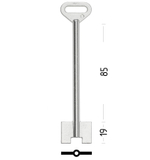 Заготовка сувальдного ключа 13956 ZGS1D