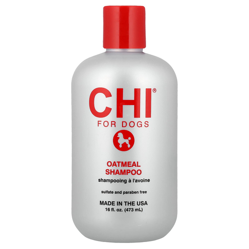 CHI for Dogs, шампунь с овсянкой, для собак, 473 мл (16 жидк. унций)