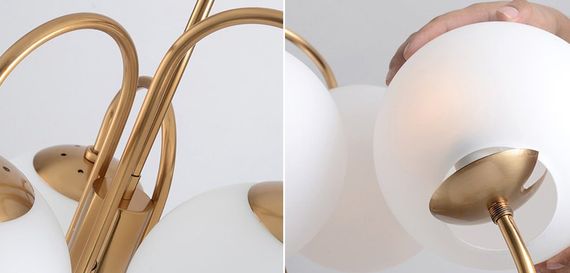 Подвесная люстра Imperium Loft Gooseneck Pelle 123402-22