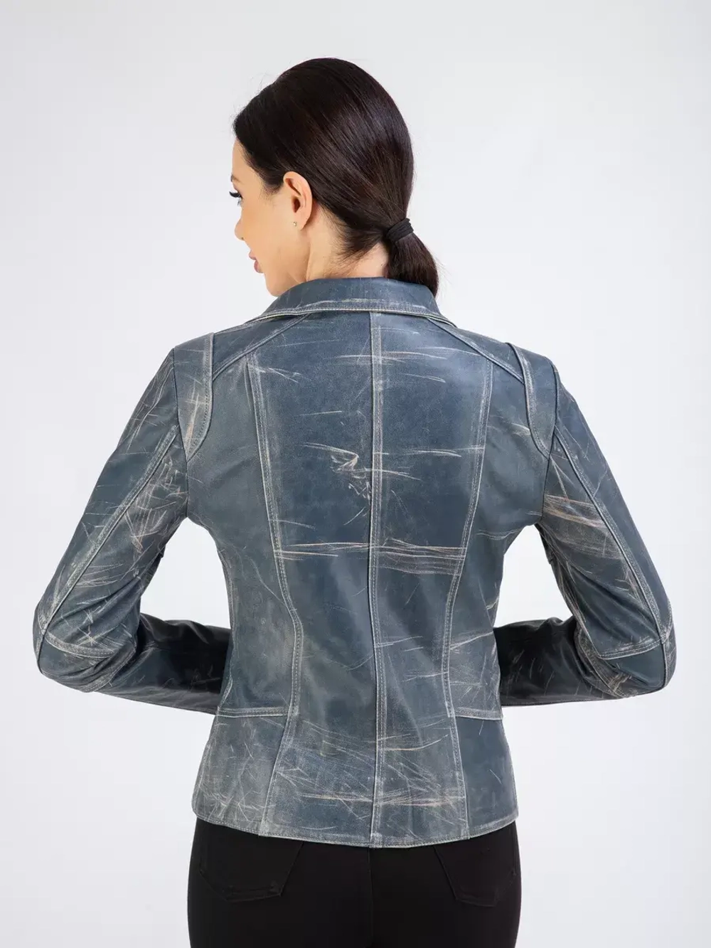 Куртка кожаная натуральная косуха