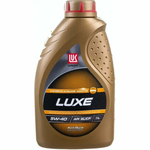 Масло моторное Лукойл люкс LUKOIL LUXE 5W-40 SL/CF полусинтетическое 1л