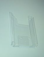 Карман буклетница настенная акриловая А5 верт 20мм