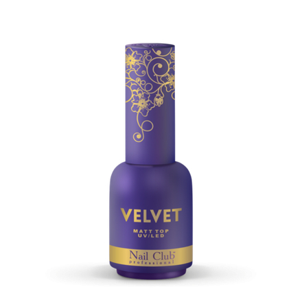 Nail Club Матовый топ-гель для ногтей VELVET