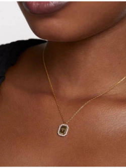 Колье Знак Зодиака Овен серебро 925 пробы покрытое золотом