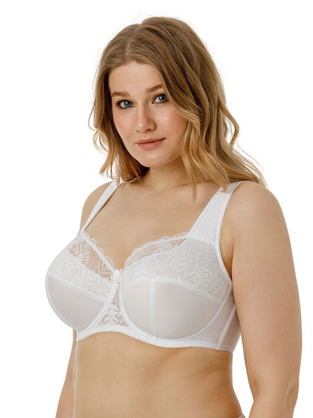 Бюстгальтер на каркасах с мягкими чашками (Размер: 100C) (Цвет: пудровый)