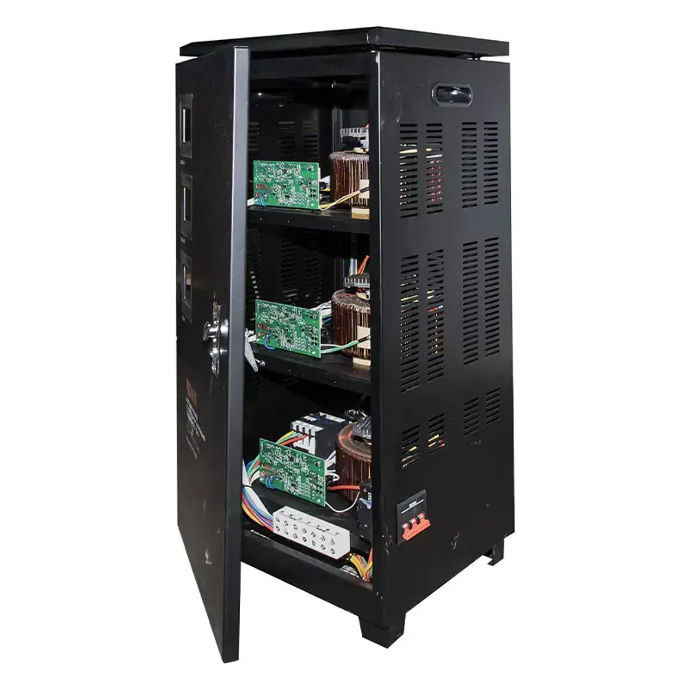 Ресанта АСН-15000/3-ЭМ трехфазный стабилизатор напряжения 63/4/5