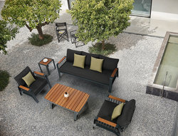 Комплект Ocean Seating Set. Алюминий, ироко. Поставка 45 дней.