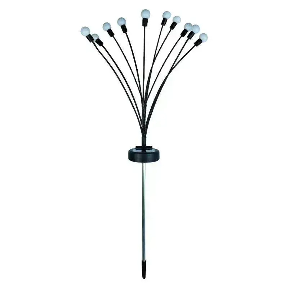 Декоративный уличный светильник 10 ламп на солнечной батарее "Фонарик светлячок"