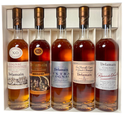 Delamain, Set of "Pale&Dry+Vesper+Tres Venerable+Extra+Reserve de la Famille"  0.2х5