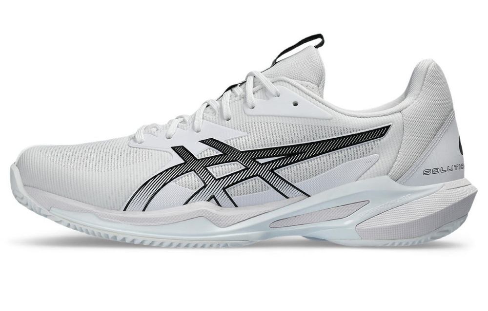 Мужские кроссовки теннисные Asics Solution Speed FF 3 Clay - белый, черный