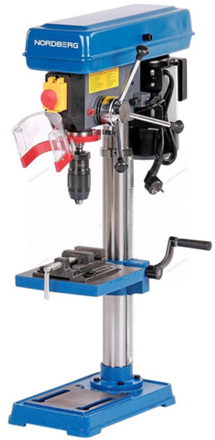 Цена на NORDBERG (ND1651) Станок сверлильный с тисками, 450 Вт, 16 мм, 12 скоростей