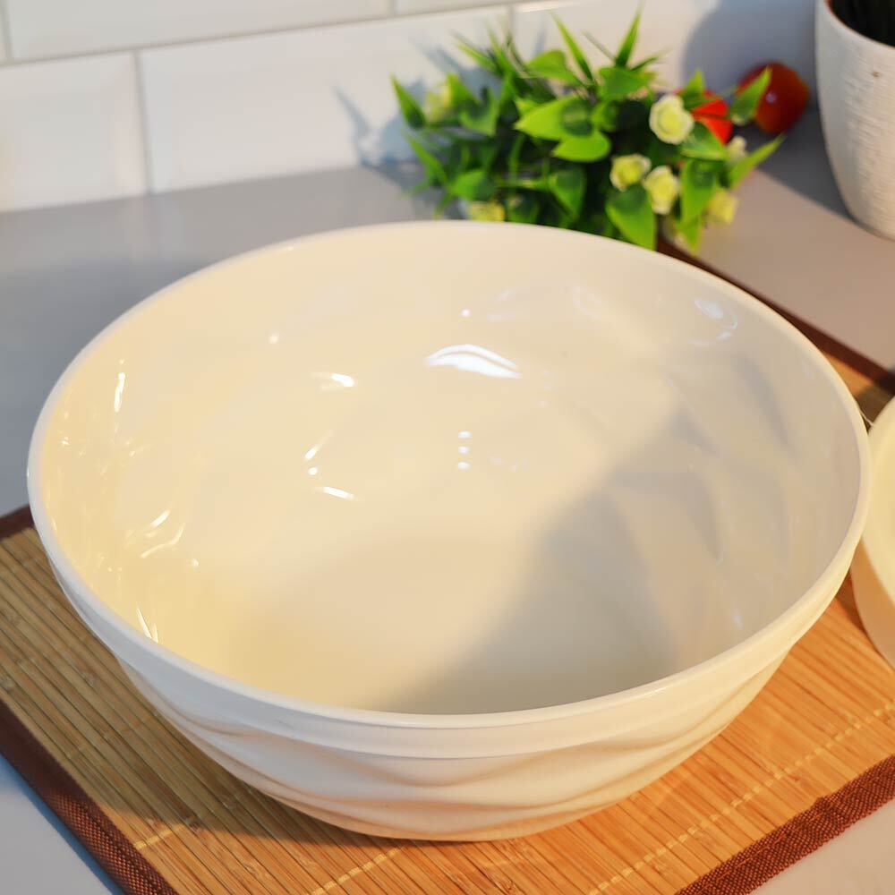 Салатник 4л с крышкой "Modena" (светло-бежевый)