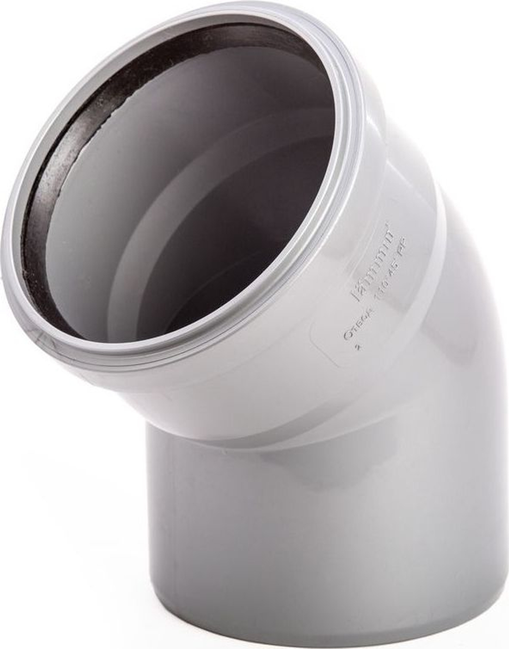 Отвод для внутренней канализации Lammin d110мм/45°