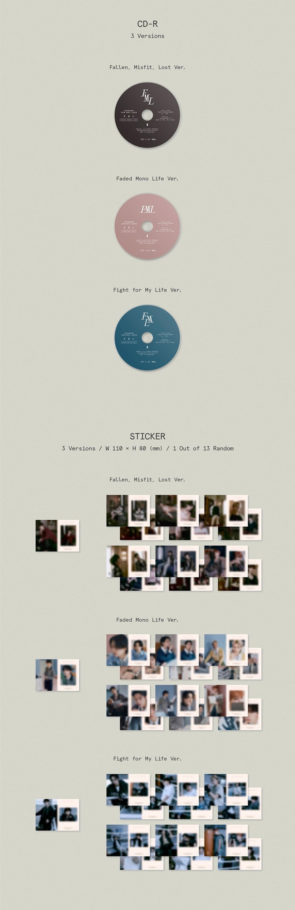 Альбом SEVENTEEN - FML