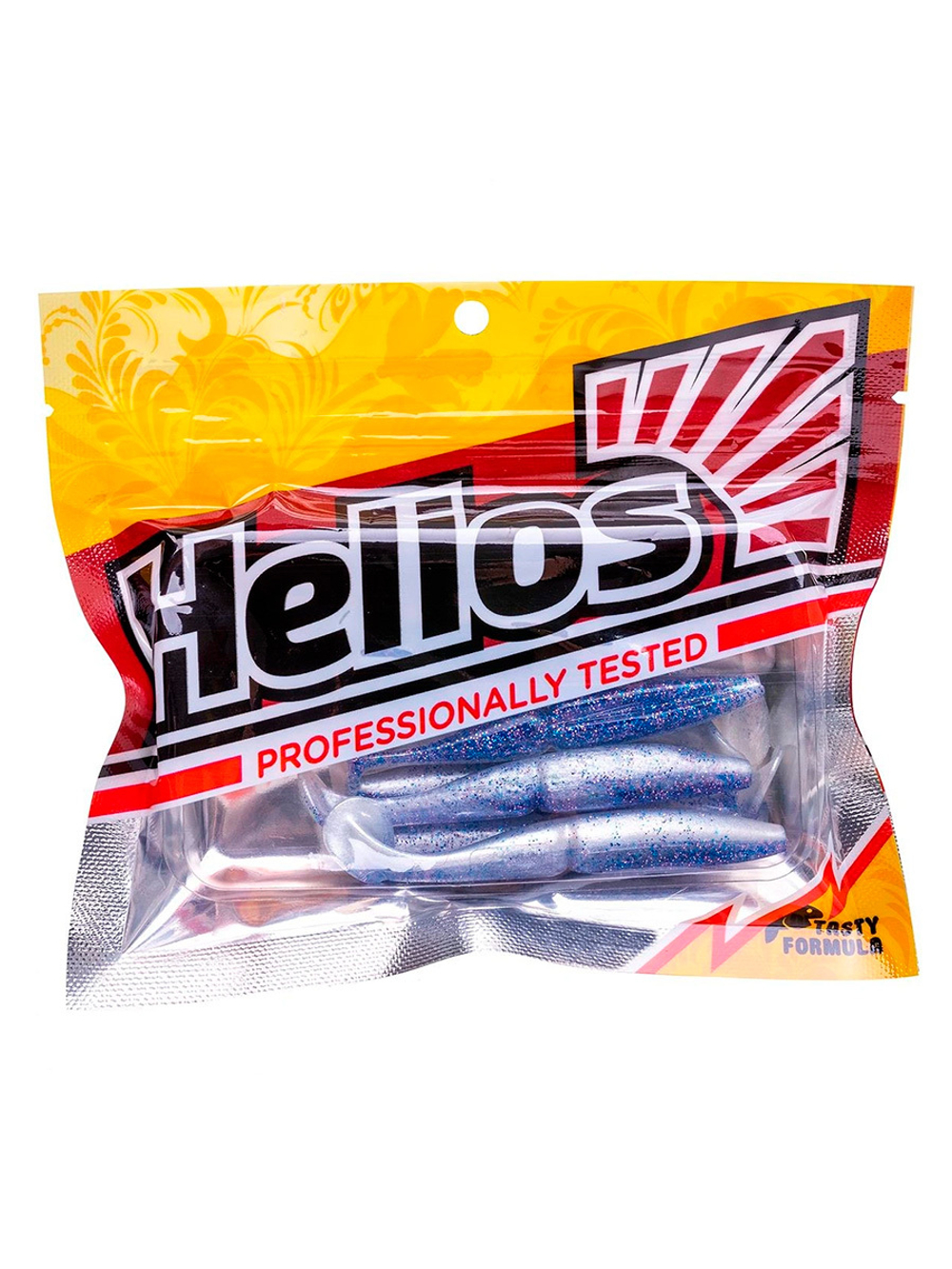 Виброхвост несъедобный Helios Guru 5,0"/12,7 см White RT 15шт. (HS-31/1-003-N-15)