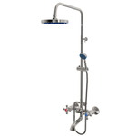 Душевая система 1/2 кер ML2419 излив лейка 1 позиция +лейка "Тропический душ" ХРОМ