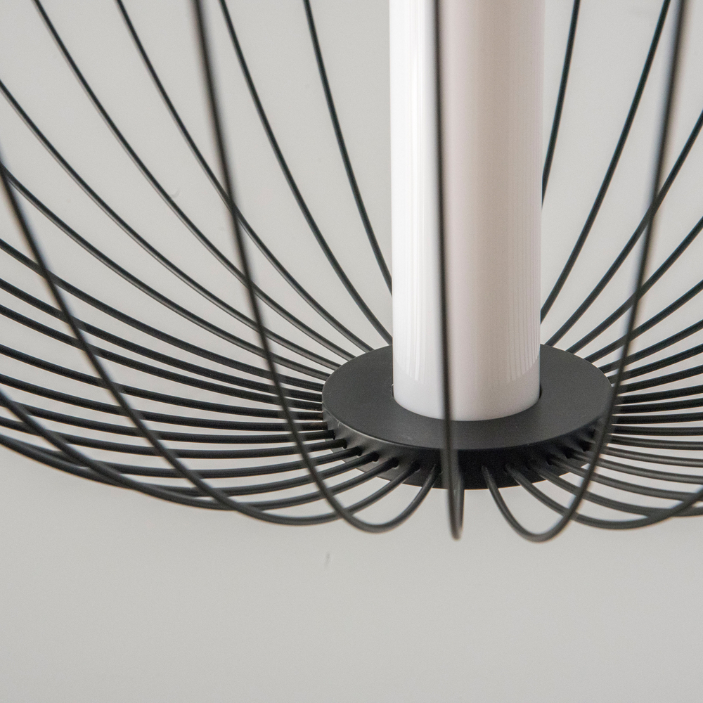 734067 Люстра SOLE 23W LED 1856LM 120G ЧЕРНЫЙ МАТОВЫЙ 3000K