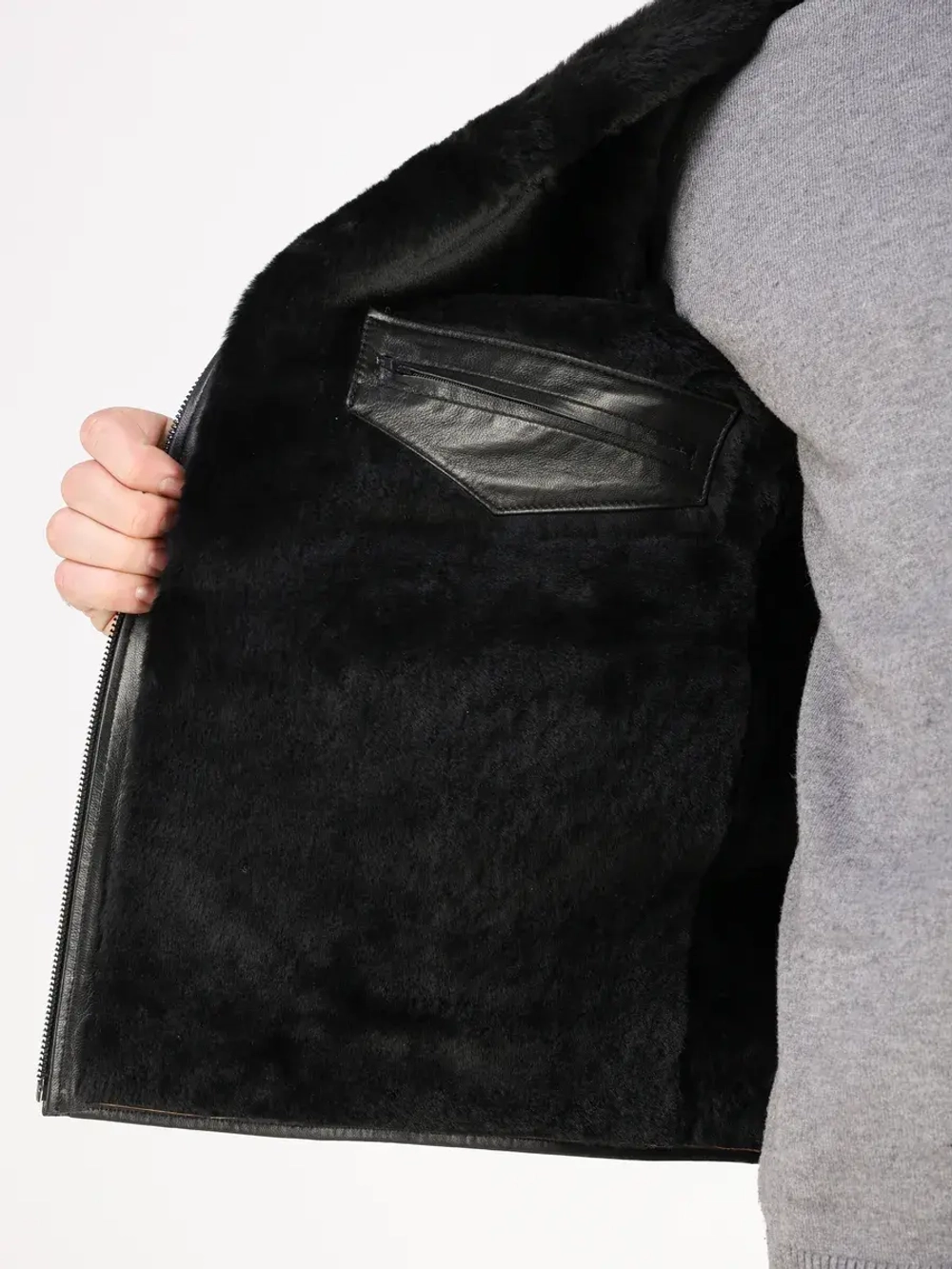 Дубленка натуральная куртка зимняя кожаная