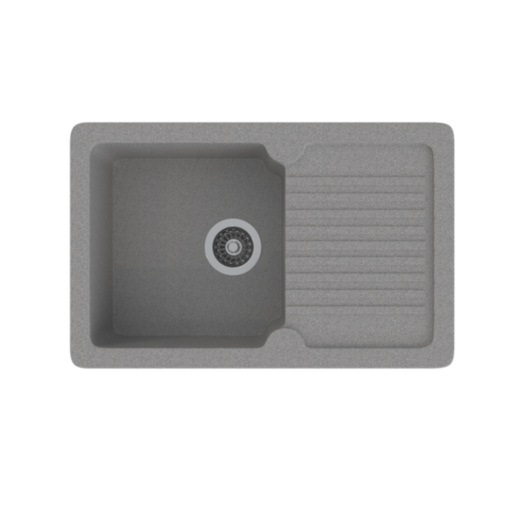 Мойка ML-GMS24 СТАНДАРТ с крылом , темно-серый (309), 765*490*200мм
