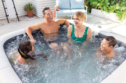 СПА-бассейн Intex PureSpa Greystone Deluxe 124/175х71 см с круговым пузырьковым массажем, хлоргенератор (28450)