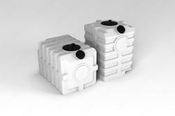 Емкость универсальная ЭкоПром 600 л. прямоугольная (79x84x116см;белый) - арт.555630