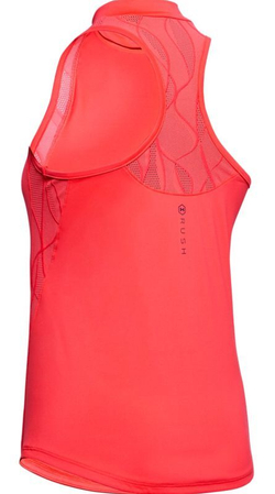 Женский топ теннисный Under Armour Rush Vent Tank - Розовый