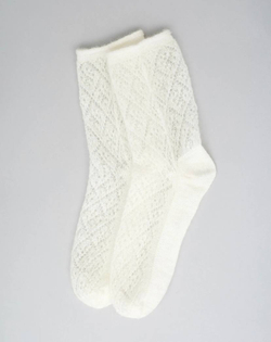Носки женские ажурные Н234-02 экрю
