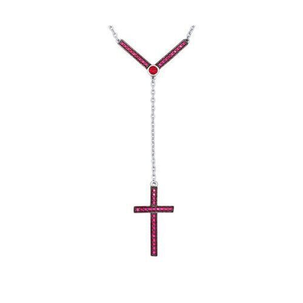 Колье 94070069 серебро 925°