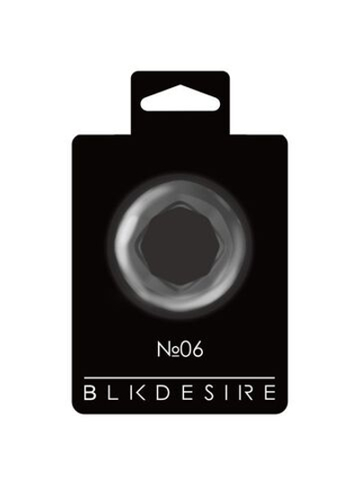 Черные эрекционное кольцо №06 Cock Ring (Цвет: черный)