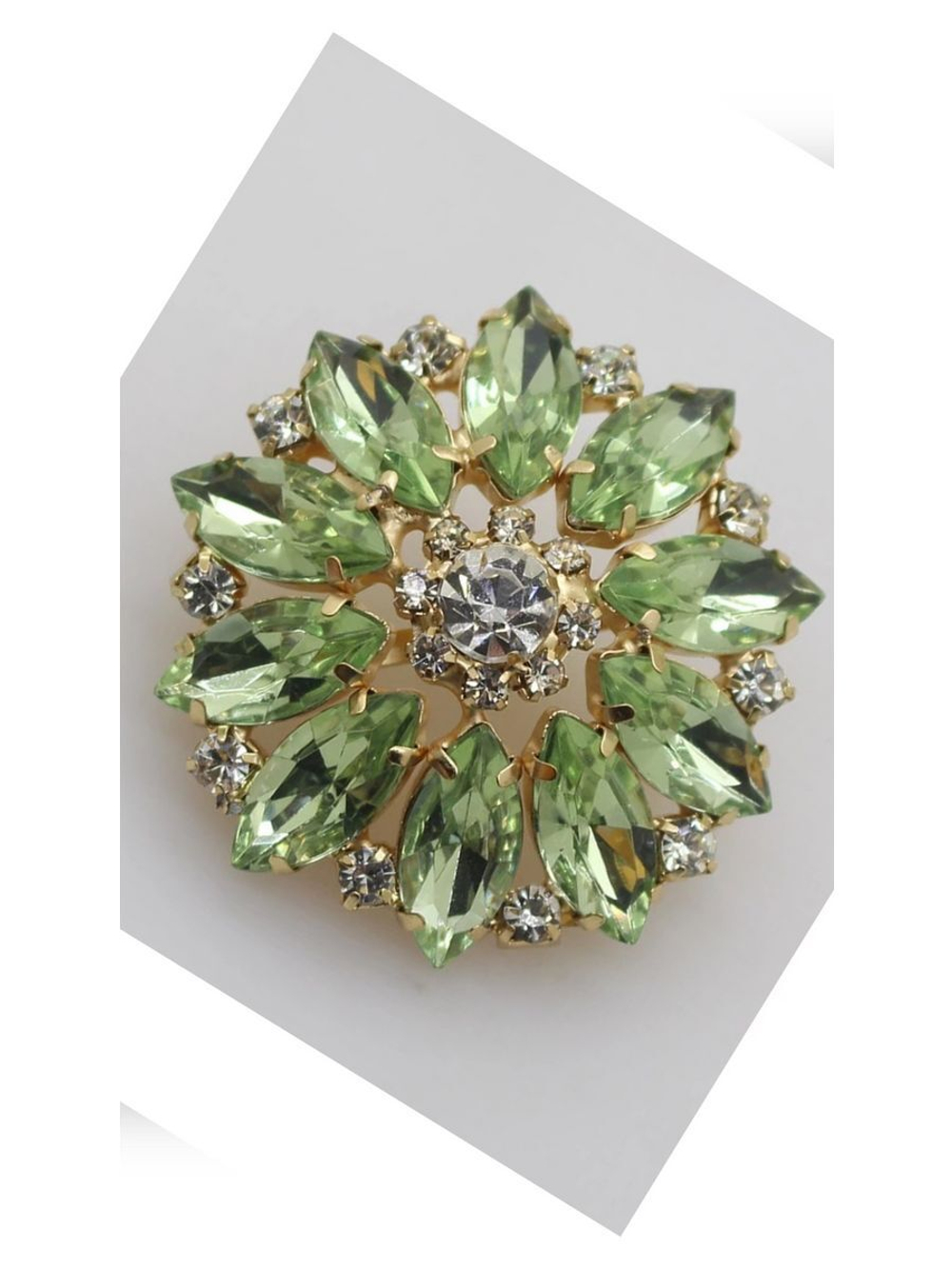 Пуговицы со стразами 38 мм