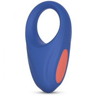 Синее эрекционное кольцо 2,8см Feelz Toys Rrring First Date Cock Ring