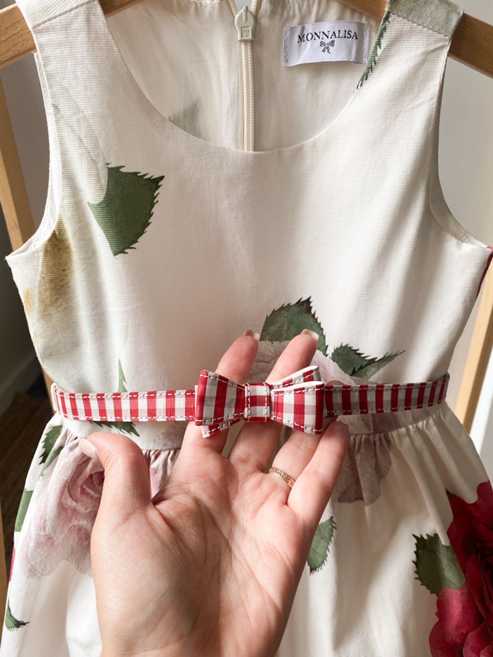 Хлопковое платье Monnalisa, 104