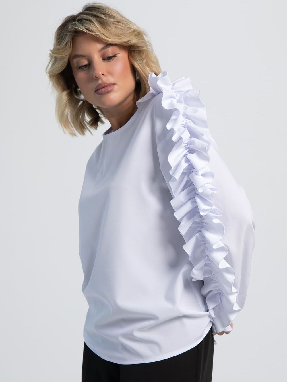 Блуза Джем (белый) Б16173-16М LT Collection