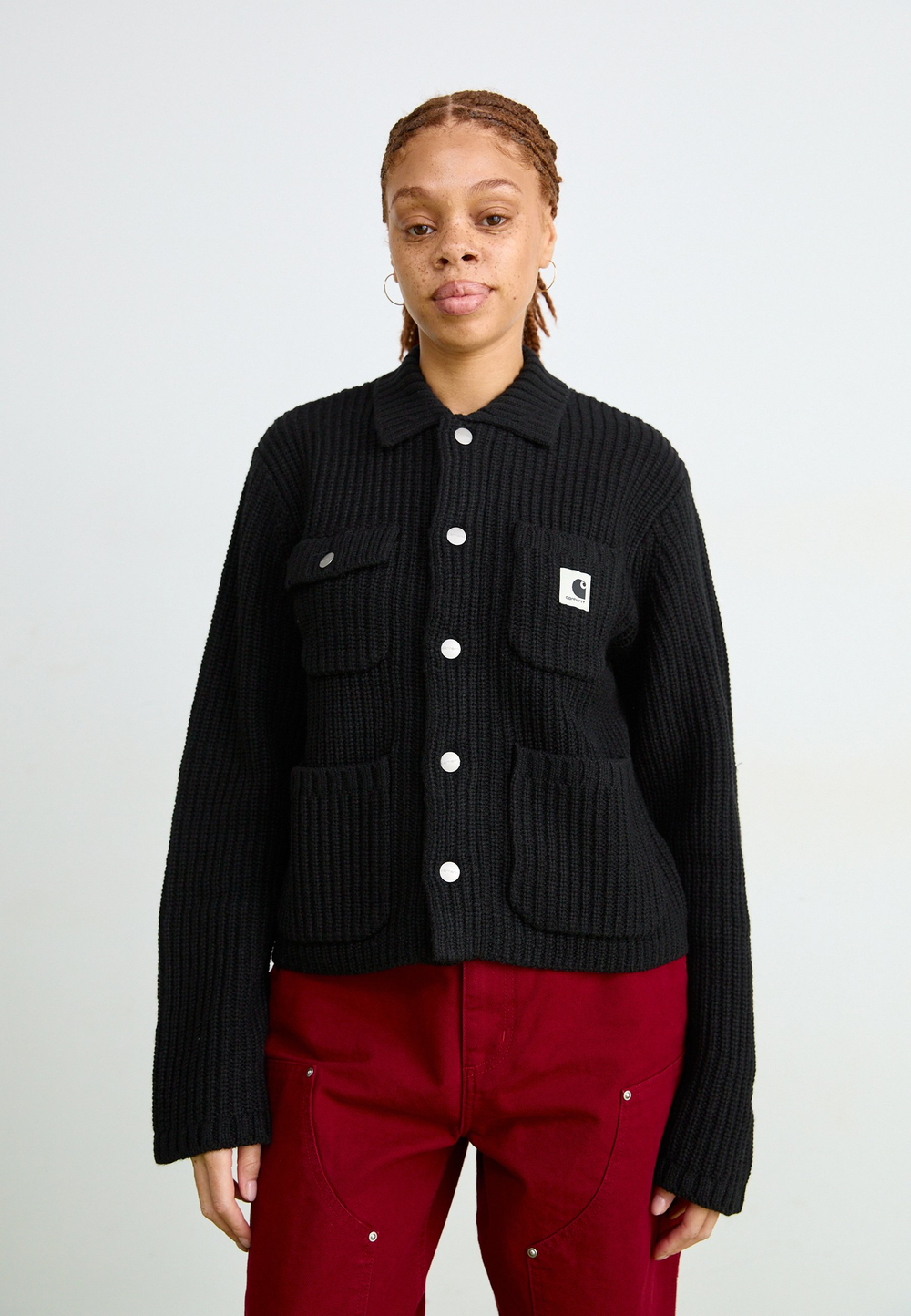 Carhartt WIP MICHIGAN - Кардиган - Чёрный
