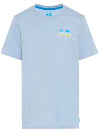 Мужская теннисная футболка Australian Open Tidal Logo - небесный