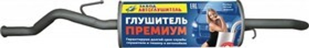 Глушитель основной для ВАЗ 2170 Приора седан Автоглушитель
